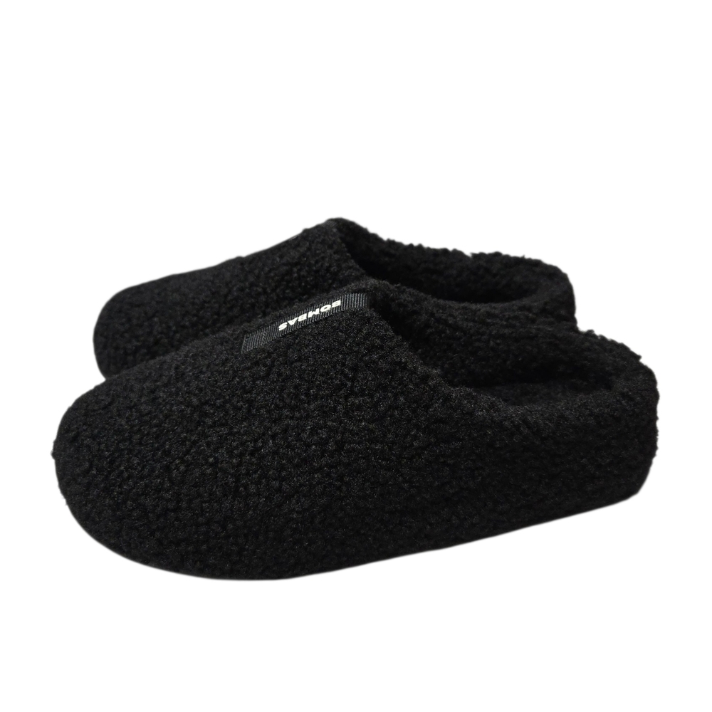 Bombas Sunday Slippers Black Sherpa